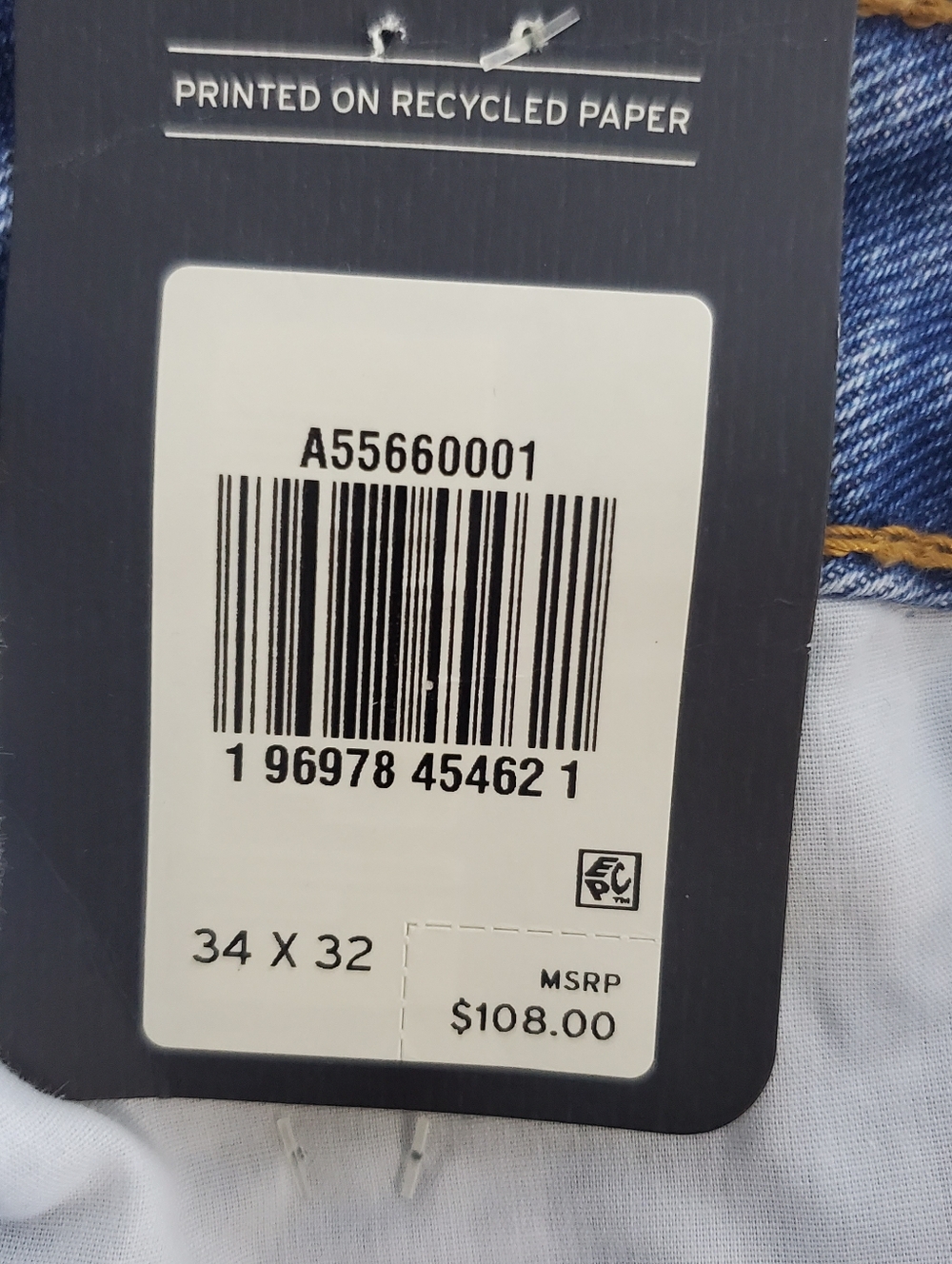 Levi's Premium Denim Nwt A55660001 Low Loose Straight Leg Jeans 34x 32 - Picture 12 of 16